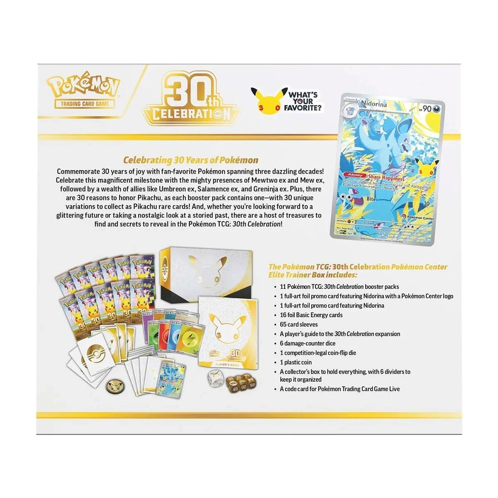 Pokémon TCG: 30th Celebration Pokémon Center Elite Trainer Box