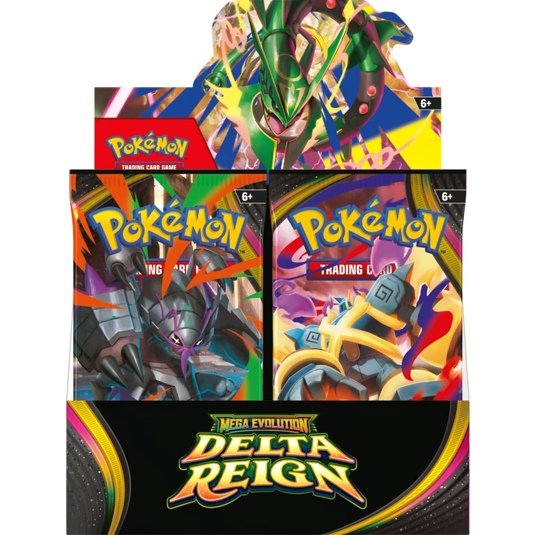 Delta Reign Booster Box display