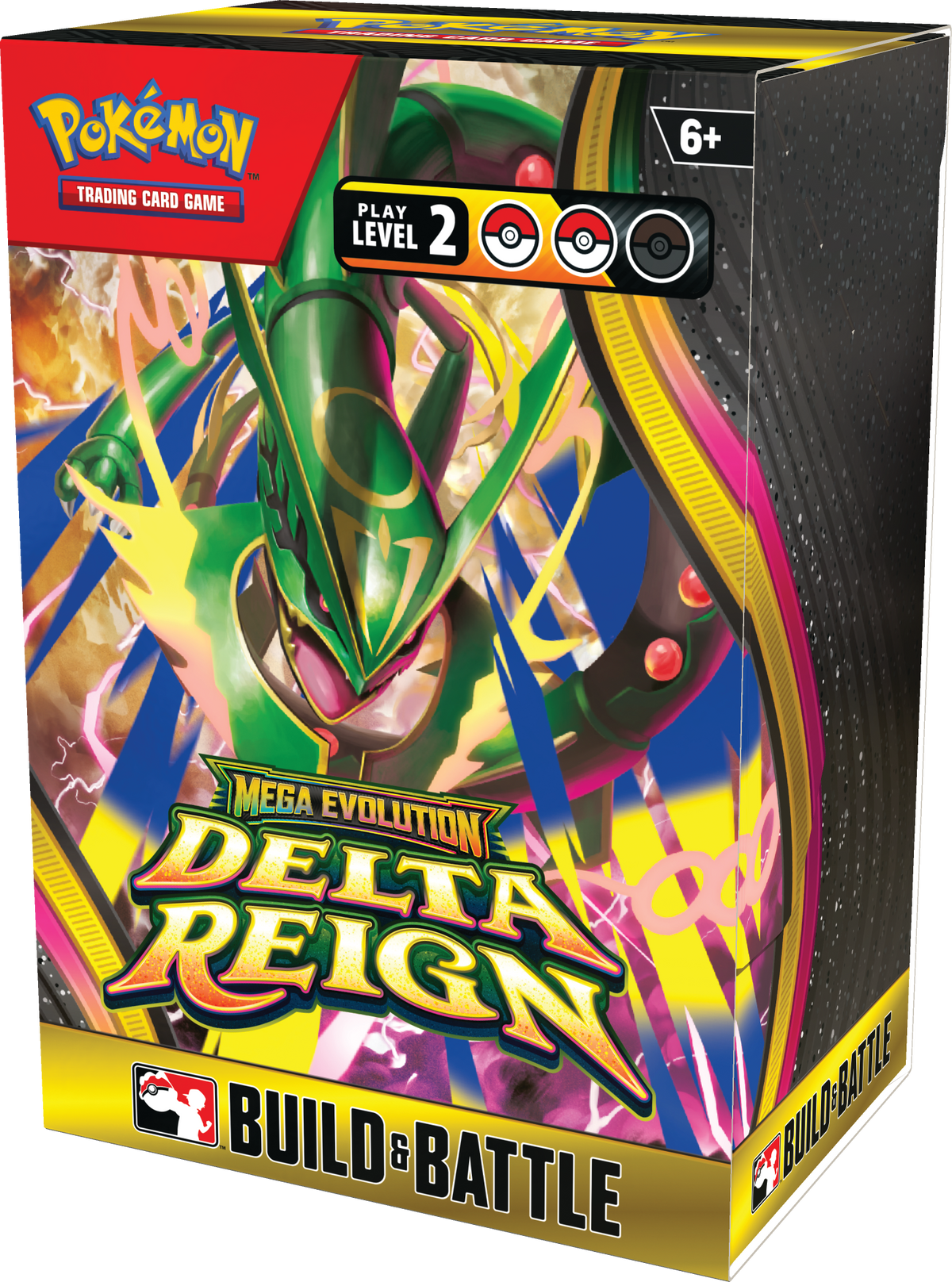 Pokémon TCG Mega Evolution Delta Reign Build and Battle Box display